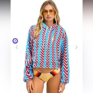 Aviator Nation NWT cropped hoodie